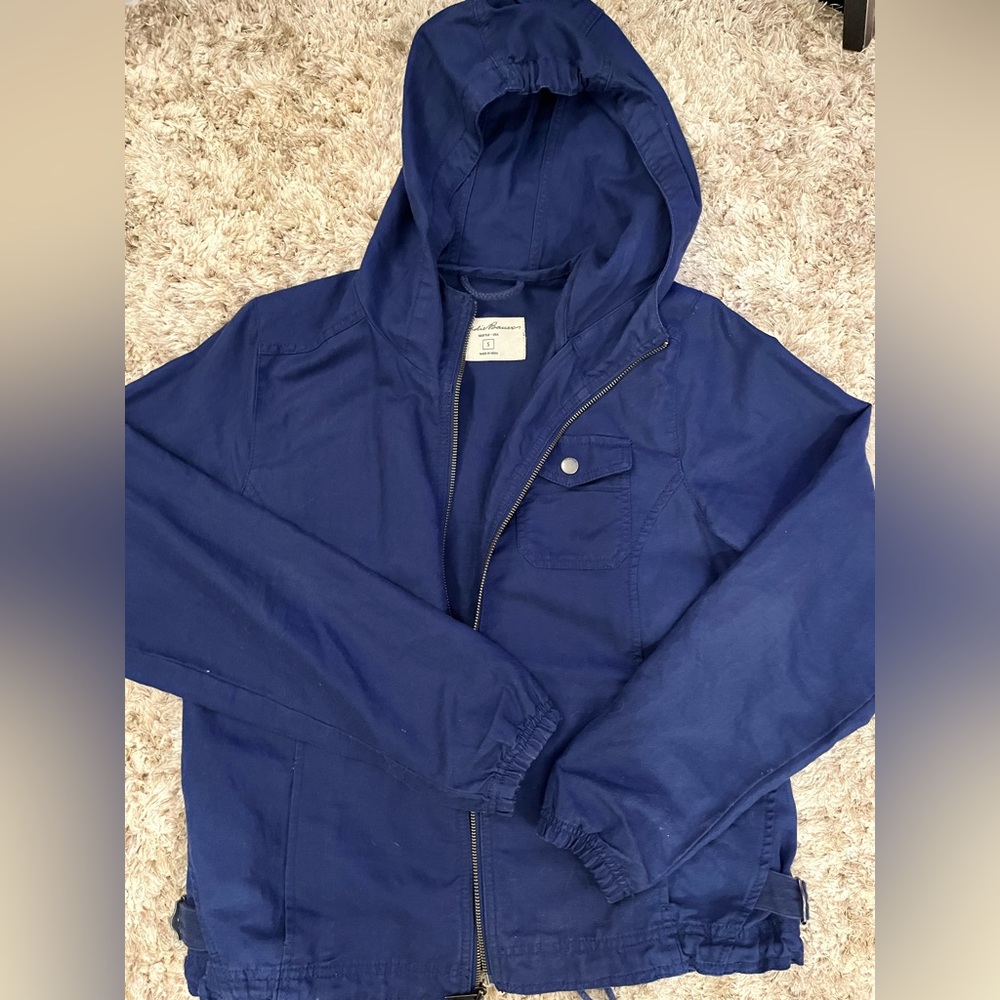 Eddie Bauer cotton zip up jacket